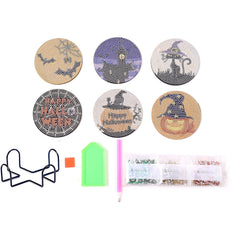 6pcs Diamond Painting Coasters DIY Originality Coasters