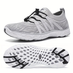 Women's Lace up Water Shoes Non Slip Mesh Sneakers Casual Outdoor Shoes