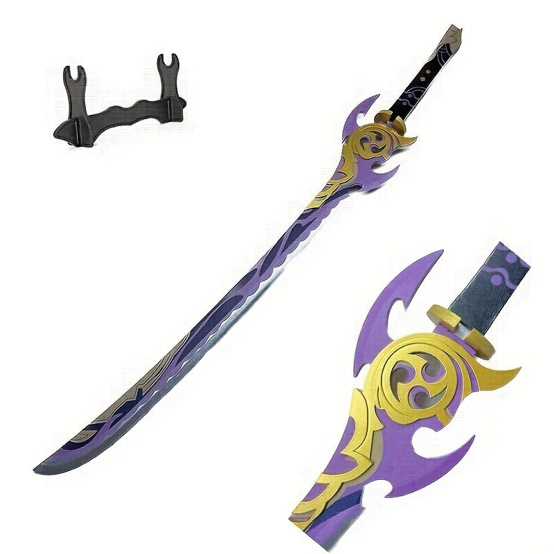 Bamboo Sword For Costume And Cosplay With Stand