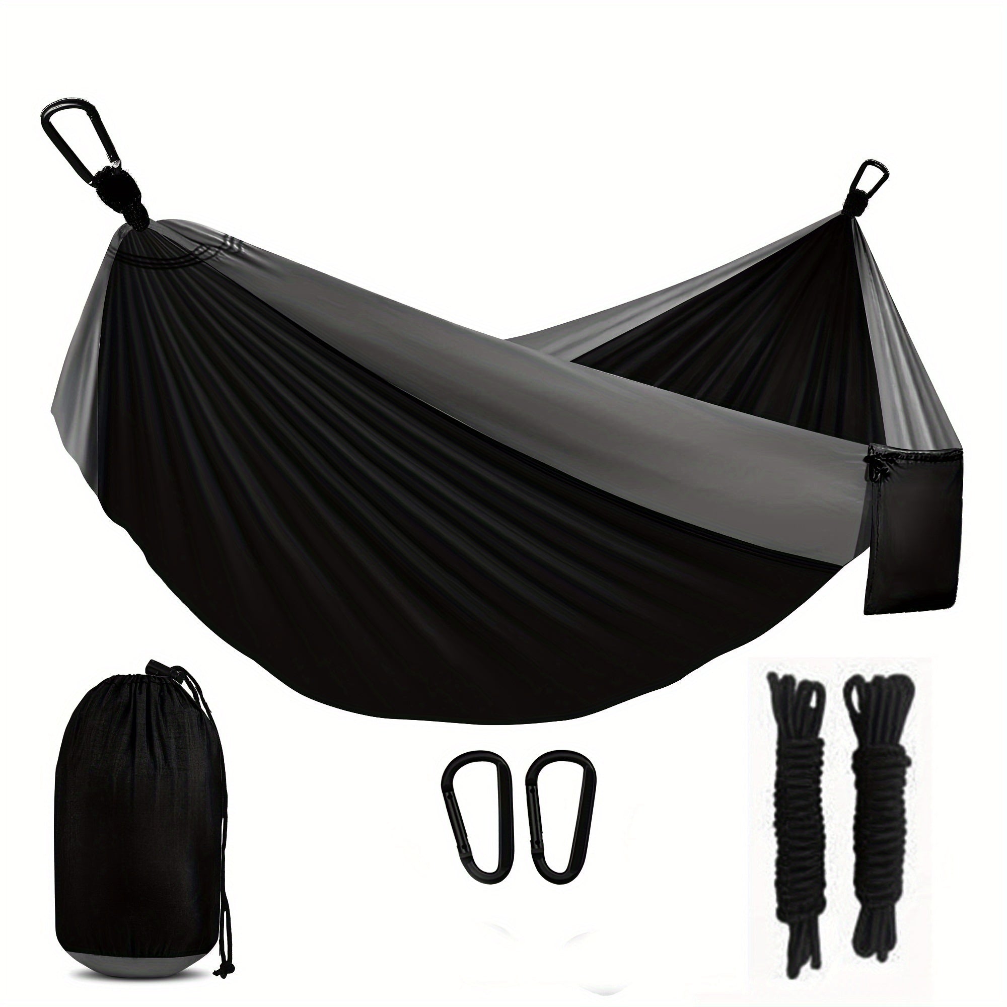 Nylon Double Hammock for Outdoor Camping 106x55 inches