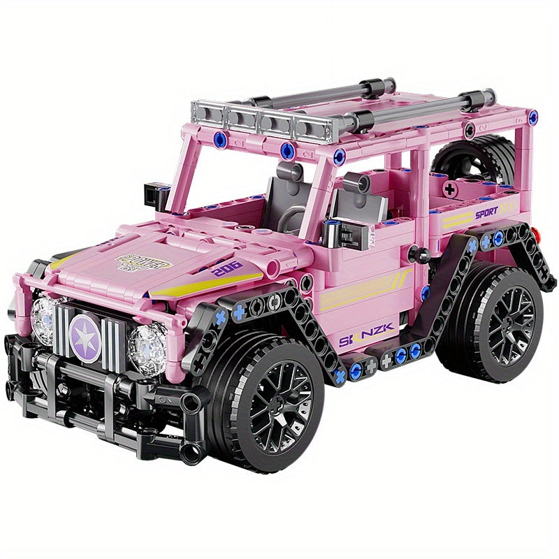 Building Block Car Kid Gift DIY Engineering Construction Toys