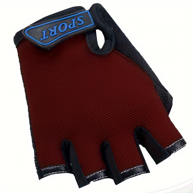 Kids Cartoon Half Section Outdoor Sports Gloves