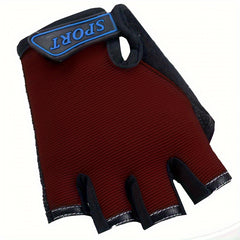 Kids Cartoon Half Section Outdoor Sports Gloves