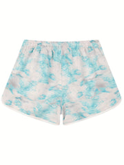 Women's All Over Print Drawstring Shorts for Spring & Summer