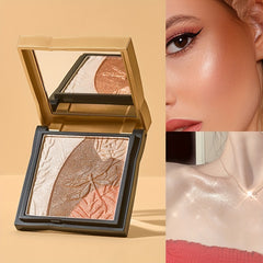 Blush And Highlighter Palette Contouring Eyeshadow Body Highlighter