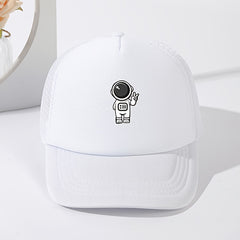 Cartoon Astronaut Baseball Cap Sun Protection Hat