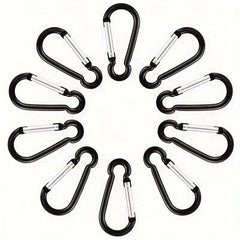 10PCS Aluminum Carabiner Keychain for Outdoor Adventure 1.7 inch