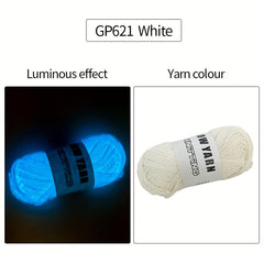 Luminous Knitting Glowing Crochet Yarn 50g 50m