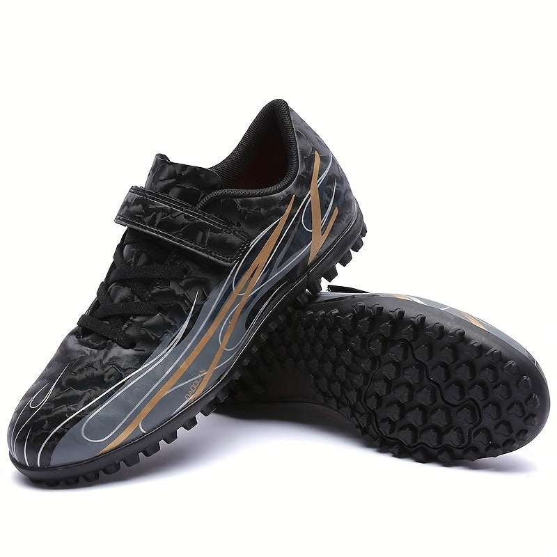 Unisex Turf Football Boots Flame Pattern Anti Skid TF