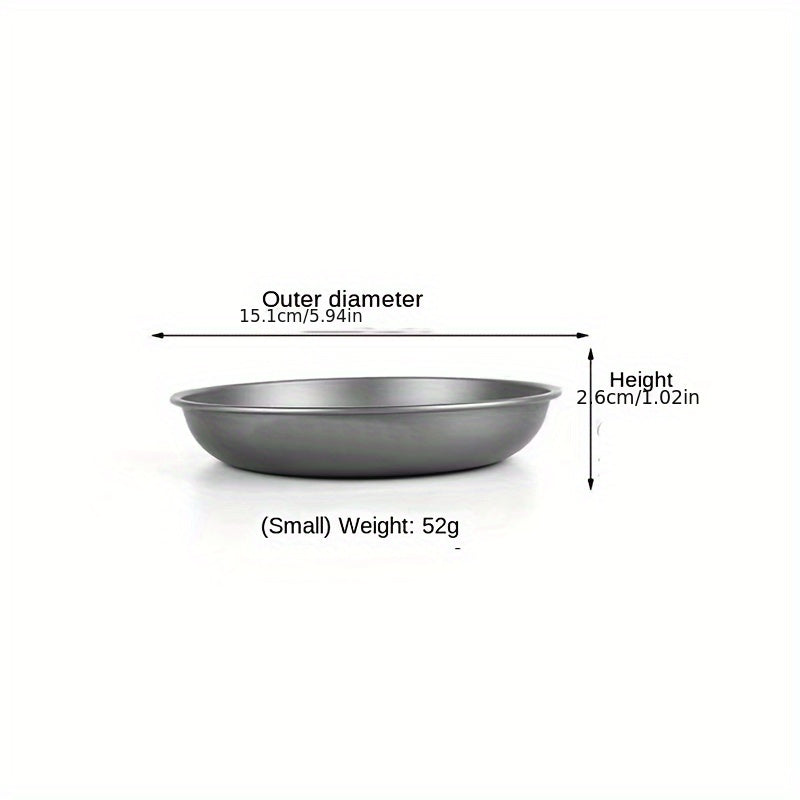 Durable Titanium Plate Antibacterial High Temp Tableware Ramadan Cooking