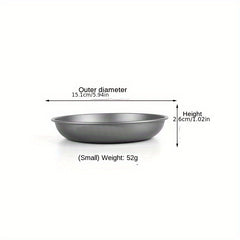 Durable Titanium Plate Antibacterial High Temp Tableware Ramadan Cooking