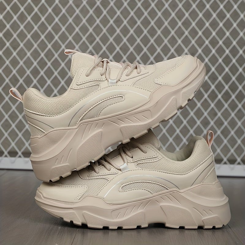 Lightweight Breathable Running Shoes Casual Shock Absorption Chunky Sneakers