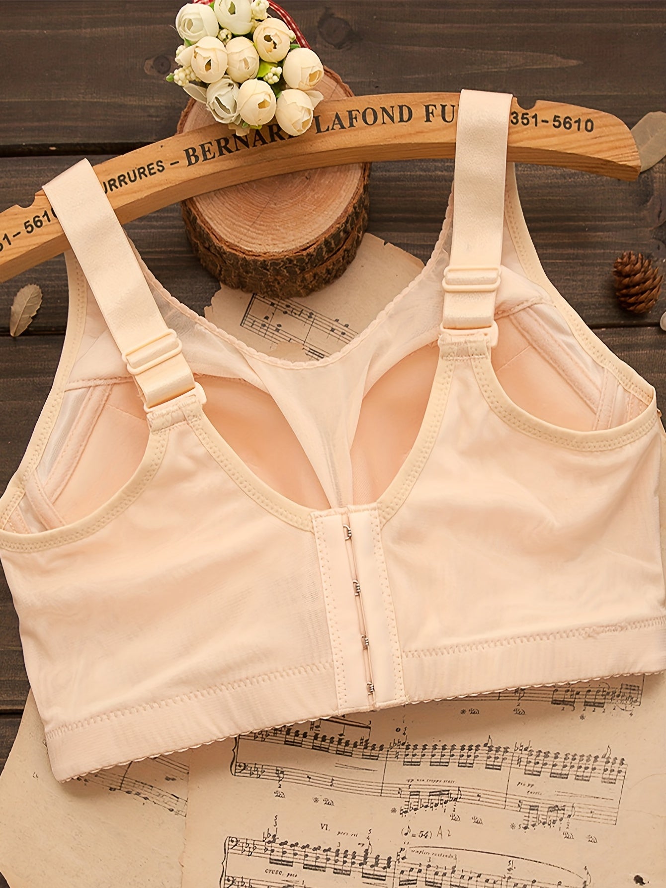 Lace Wireless Bra Pendant Push Up Tank Bra