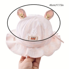 Carrot Rabbit Ear Fisherman's Hat Bucket Hat For Outdoor Traveling Beach