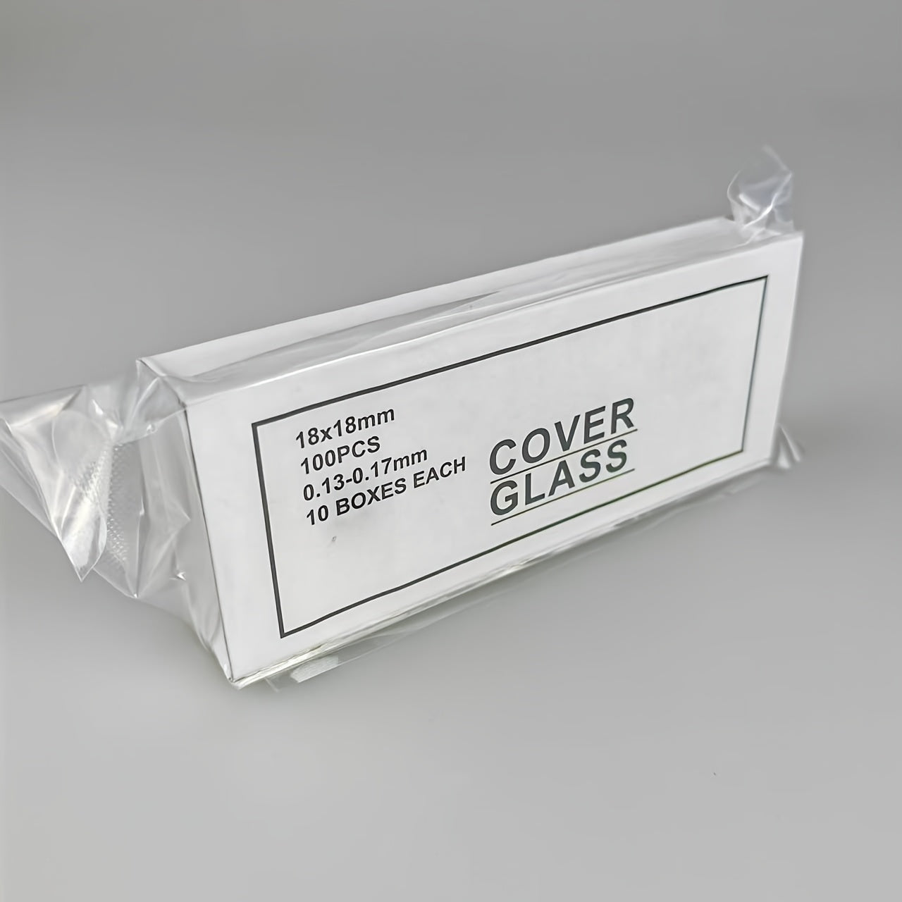 1000pcs Pre-Cleaned Microscope Cover Glass Slides 10x 100pcs 18x18mm