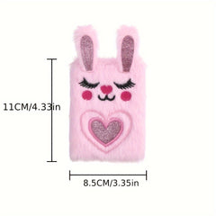 Cartoon Bunny Plush Notebook