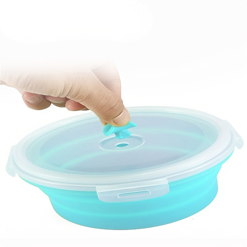 4pcs Foldable Lunch Box Leakproof Container for Teens & Wo
