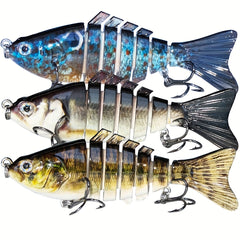 7 Segment Swimbait Crankbait Hard Bait Fishing Lure 16g