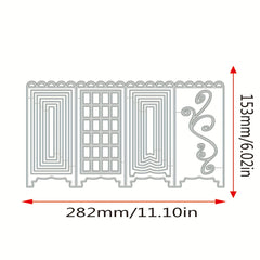 Flower Screen Metal Cutting Dies for Scrapbook Embossing