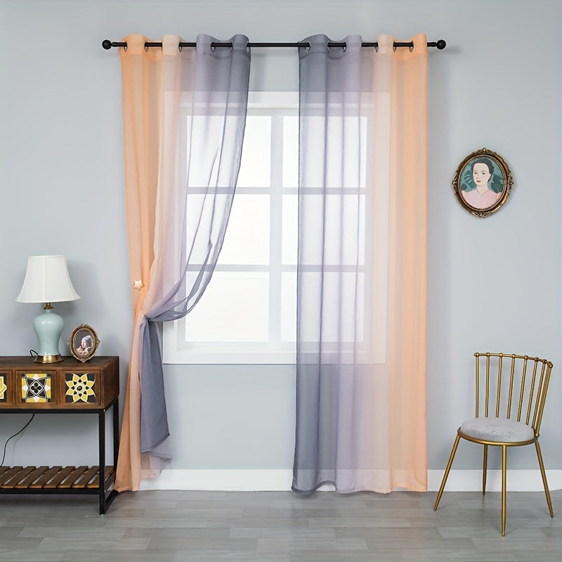 Sheer Curtains for Home Decor & Privacy - Perfect for Kitchen, Bedroom, Living
