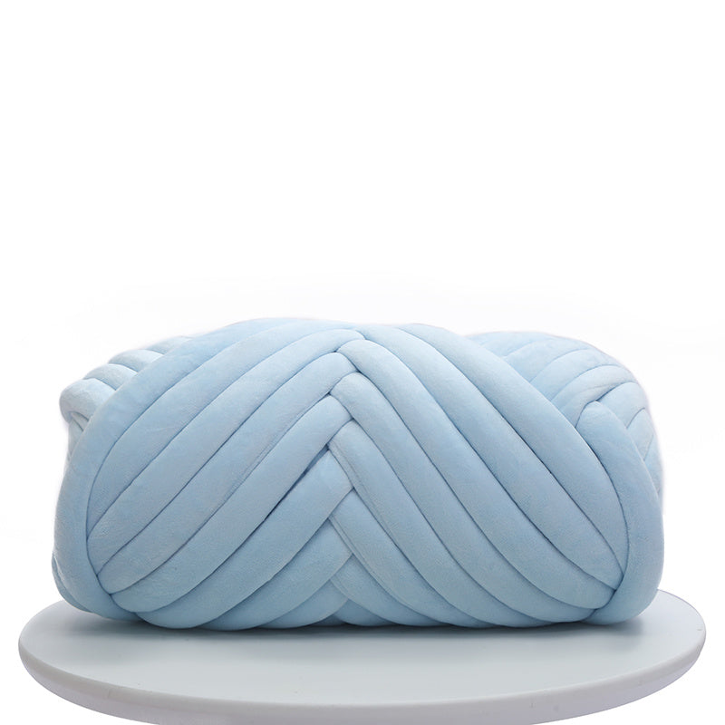 Chunky Knit Yarn Velvet Bulky Big Cotton Tube Thick 17 6oz