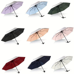 Automatic Titanium Sun Umbrella UPF50 Windproof Waterproof