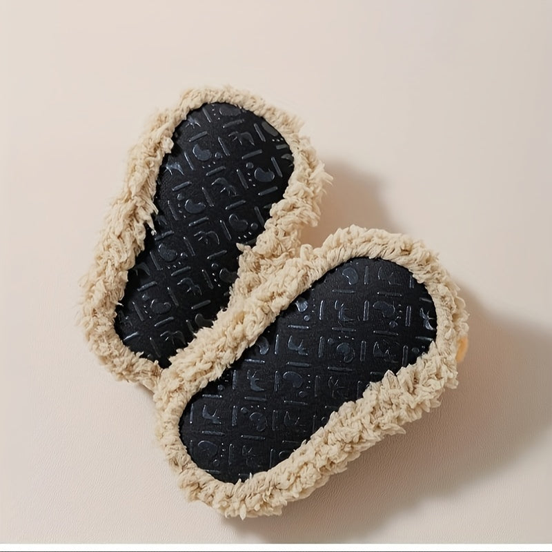 Cartoon Slip On House Shoes Girls Non Slip Soft Bottom Indoor Autumn Winter