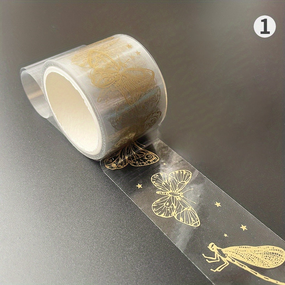 PET Transparent Bronzing Hand Account Tape Jewelry Metal Glue