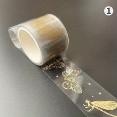 PET Transparent Bronzing Hand Account Tape Jewelry Metal Glue