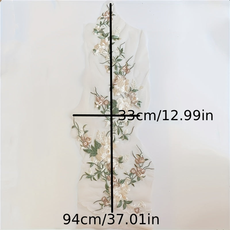 Colorful Lace Applique DIY Sew On Patches For Clothing Dress Skirt Wedding