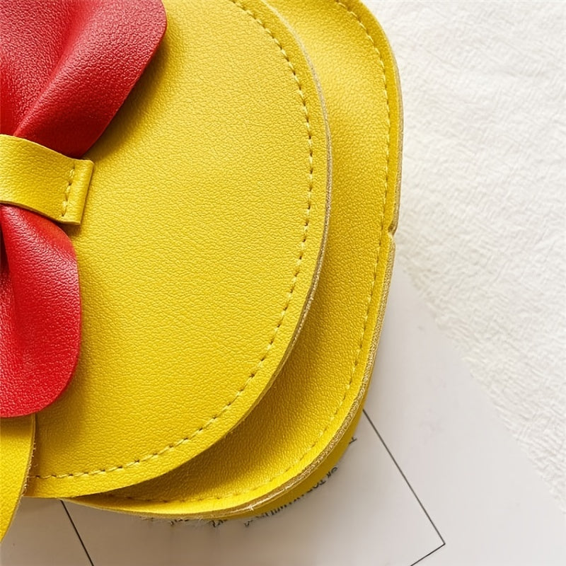 Kids Girls Mouse Ear Bow Crossbody Bag with Strap