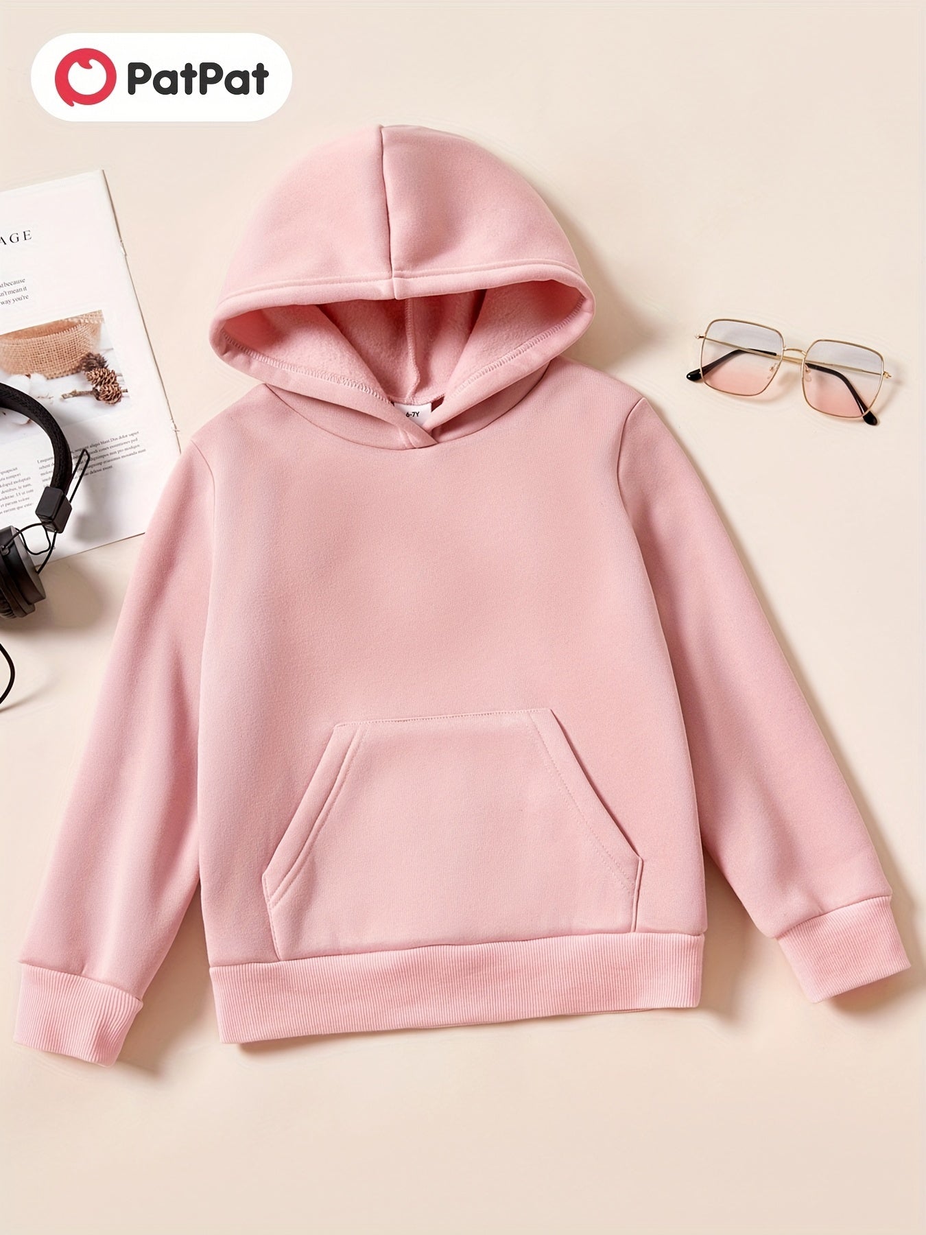 Boys Fleece-Lined Hooded Sweatshirt - Spring/Fall Kids Clothing