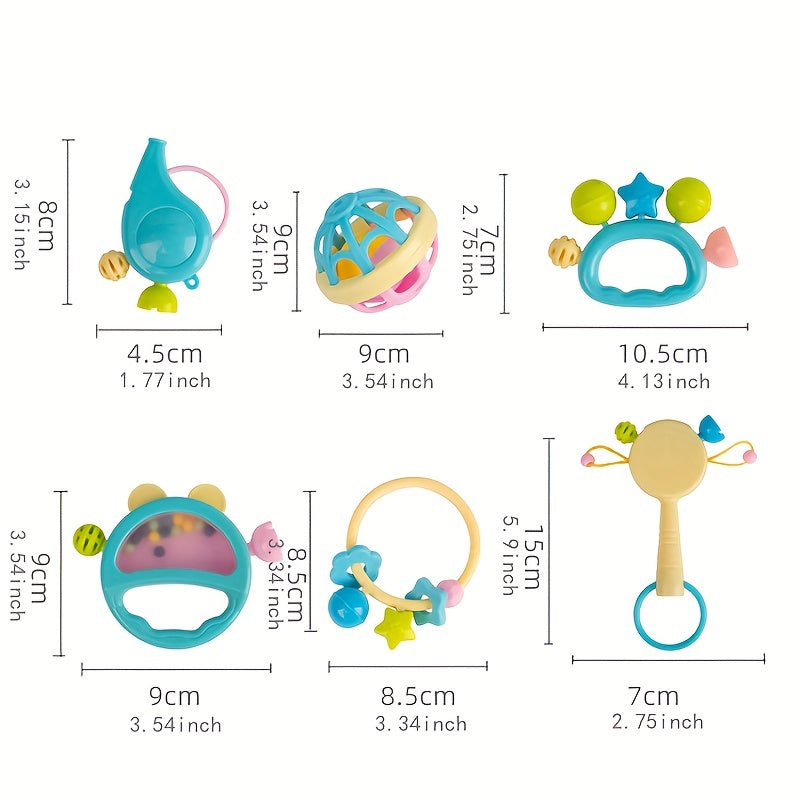 Baby Rattle Toy Newborn Puzzle Toddler Teether