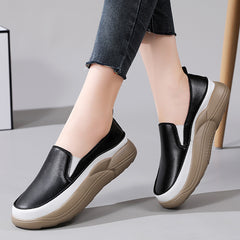 Round Toe Comfort Walking Shoes Lightweight Flat Shoes
