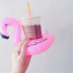 Inflatable Cup Holder Unicorn & Flamingo Pool Drink Holder