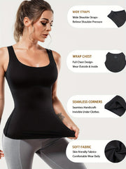 SCARBORO Seamless Shaping Vest Tummy Control Compression Shaper