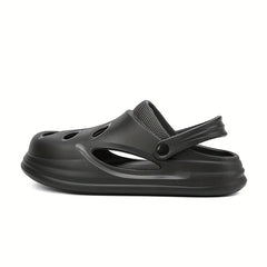 Men's Lightweight Comfy Clogs Hollow Out Non Slip Garden Shoes Summer