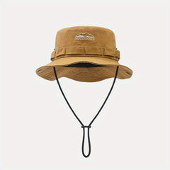Foldable Bucket Sun Hat Embroidered Boonie Hat