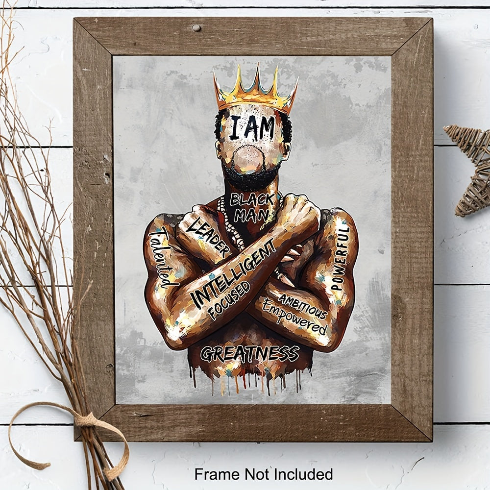 Positive Quotes Poster African American Wall Decor