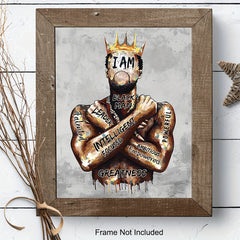 Positive Quotes Poster African American Wall Decor