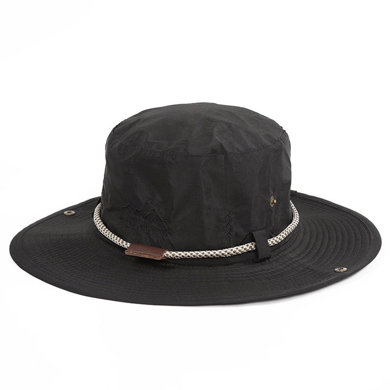 Men's Summer Fishing Hat Quick Dry Breathable Sun Hat with Big Eaves