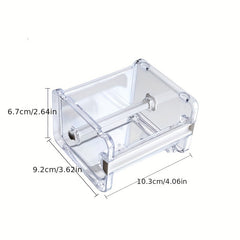 Tape Cutter Set Transparent Tape Holder Dispenser Office Stationery