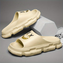 Men's Soft Sole Cloud Slides Non Slip Platform Comfort Beach Summer