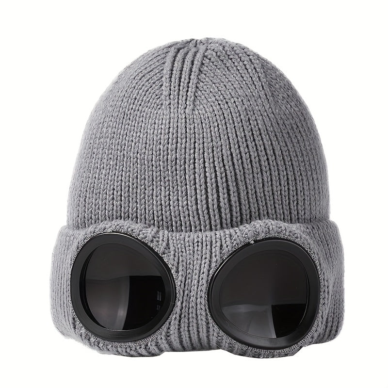 Windproof Knitted Hat for Skiing Winter Hiking