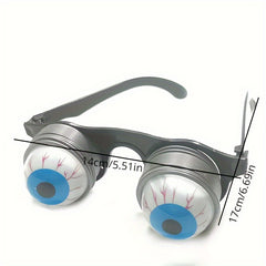 Halloween Funny Spring Glasses Prank Toy
