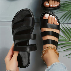 Waterproof Open toe Flat Sandals Women's Beach Shoes