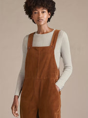 Casual Corduroy Overall Jumpsuit for Women