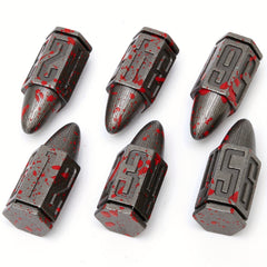 6pcs Metal Polyhedral Dice Set For RPG Board Games