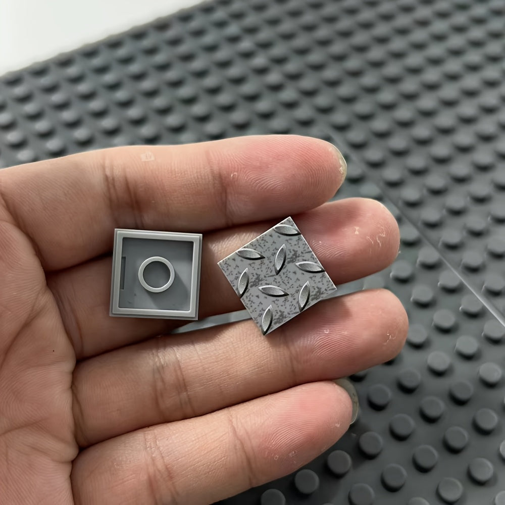 10pcs Printed Street Building Bricks Spare Parts Block Toys