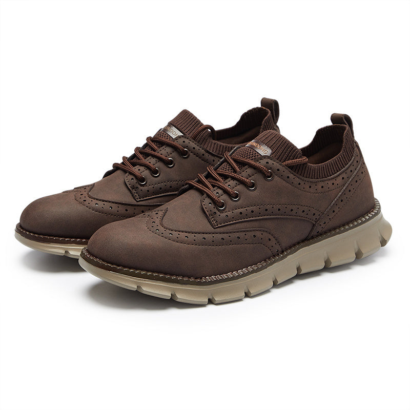 Men's Wingtip Brogue Lightweight Oxford Shoes